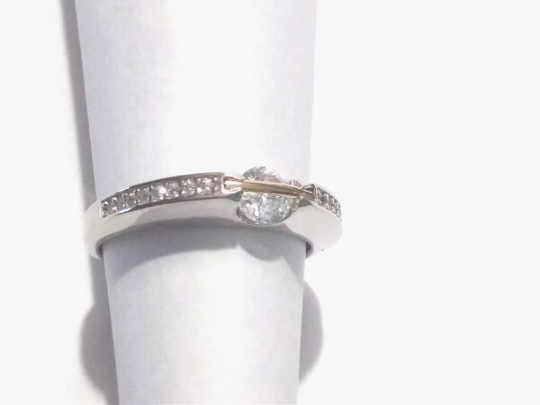 ANILLO DE PLATA DE LEY Y ORO
