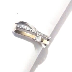 ANILLO DE PLATA DE LEY Y ORO