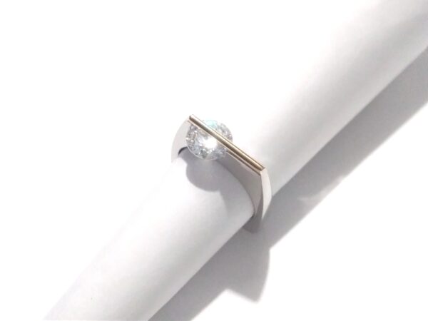 ANILLO PLATA DE LEY Y ORO - Imagen 2