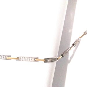 PULSERA DE PLATA DE LEY Y ORO