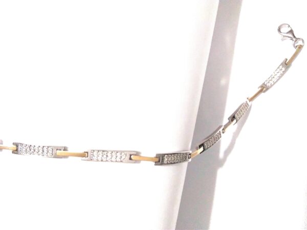 PULSERA DE PLATA DE LEY Y ORO
