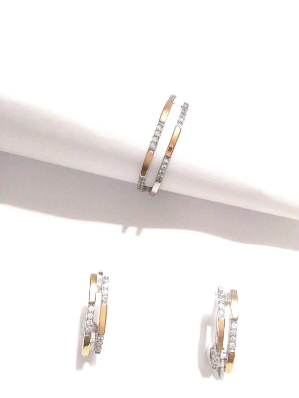PULSERA DE PLATA DE LEY Y ORO - Imagen 3