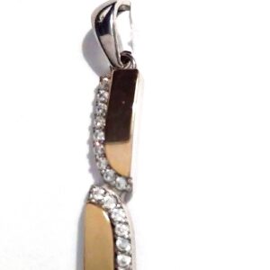 COLGANTE PARA GARGANTILLA PLATA Y ORO