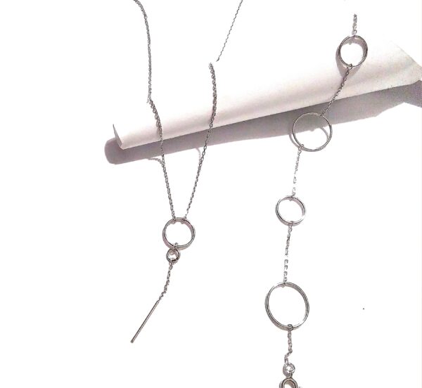 PULSERA PLATA CON CIRCULOS - Imagen 2