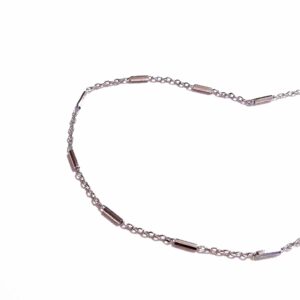 GARGANTILLA PLATA CON BARRITAS PLATA