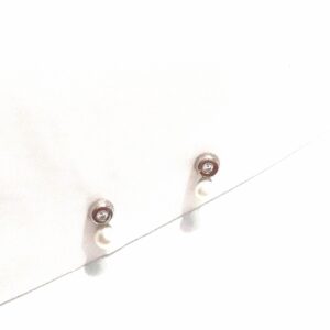 PENDIENTES PERLA NIÑA PLATA